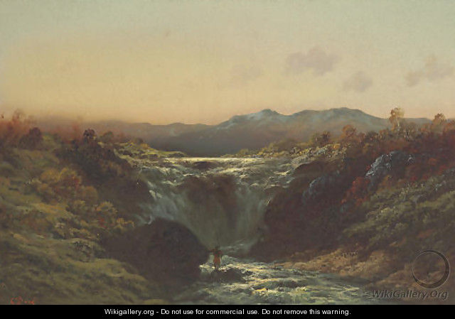 A Mountain Torrent in the Highlands - Gustave Dore
