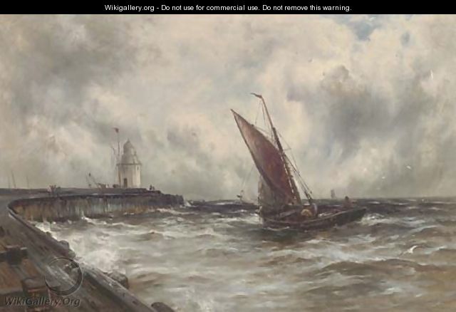 Squally weather off Gorleston - Gustave de Breanski
