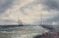 Returning to harbour - Gustave de Breanski
