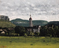 Vue d'Ornans et son clocher - Gustave Courbet