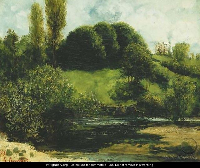 Vue de Franche-Comte - Gustave Courbet