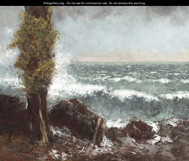 Marine, le peuplier - Gustave Courbet