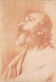 The prophet Isaiah looking up, bust-length - Giuseppe Antonio Petrini