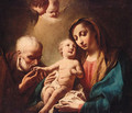 The Madonna and Child with Saint Anthony of Padua - Giuseppe Angeli