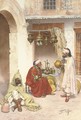 Haggling in the souk - Giulio Rosati