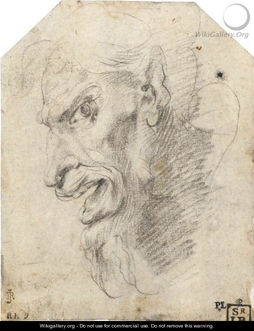 The head of a satyr turned to the left - Giuseppe (d