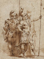 Four soldiers - Giuseppe (d'Arpino) Cesari (Cavaliere)