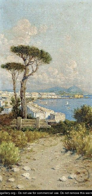 Above the Bay of Naples - Giuseppe Carelli
