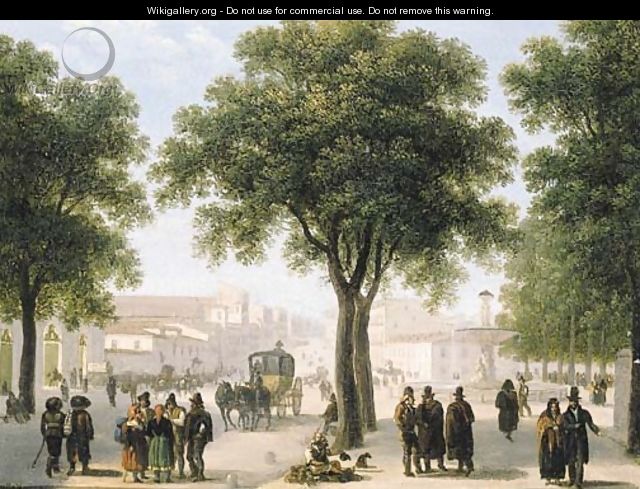 A view of Calle Atocha, Madrid - Guiseppe Canella