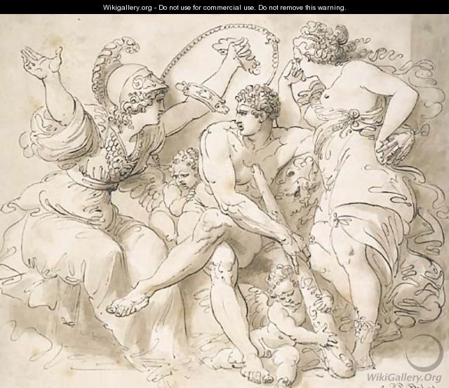 Hercules at the Crossroads - Giuseppe Cades