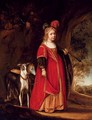 Portrait of a young girl as Diana - Govaert Flinck Cleve