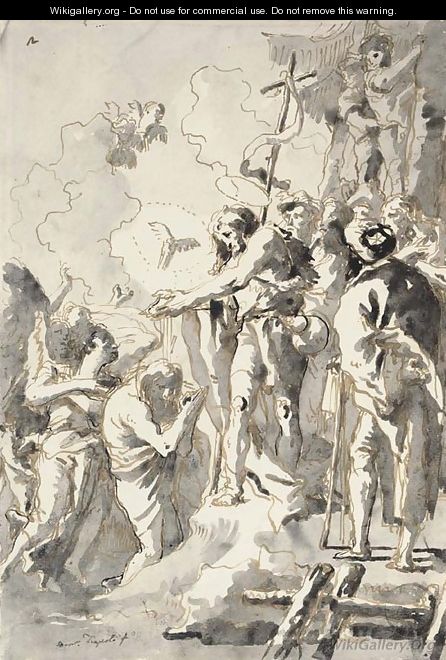 The Baptism of Christ - Giovanni Domenico Tiepolo