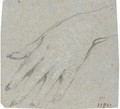 Study of a left hand - Giovanni Domenico Tiepolo