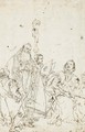 Saint Procule, eveque de Verone visitant saint Ferme et saint Rustique - Giovanni Domenico Tiepolo