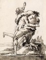 Hercules and Antaeus - Giovanni Domenico Tiepolo