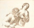 Roman Charity Cimon and Pero - Giovanni Francesco Guercino (BARBIERI)