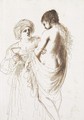 Bathsheba attended by her maid - Giovanni Francesco Guercino (BARBIERI)