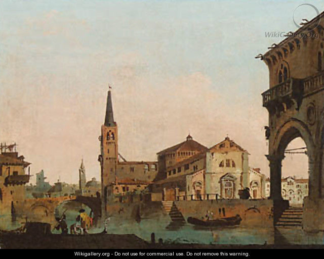 Cappricci of towns in the Veneto - Giovanni Migliara