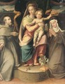The Madonna and Child with Saints Francis and Clare - Giovanni Maria Butteri