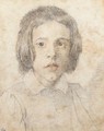 A young boy with long hair, bust-length - Gian Lorenzo Bernini