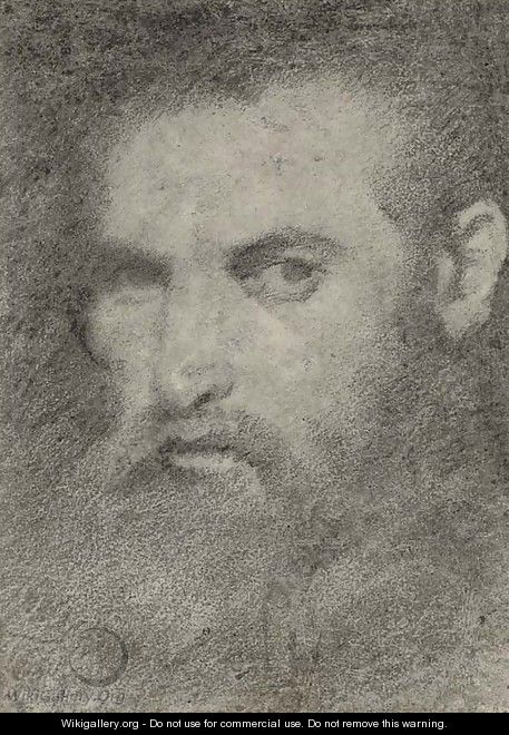 Head of a bearded man, in three-quarter profile to the left - Giovanni Girolamo Savoldo