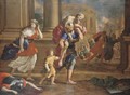The Flight of Aeneas and his Family from the Sack of Troy - Giovanni Francesco Romanelli