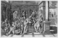 The Birth of Saint John the Baptist, after J. de Conte - Giulio Bonasone