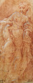 Venus and Cupid in a niche - Girolamo Mazzola Bedoli