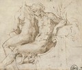 Two lovers seated on a couch - Girolamo Francesco Maria Mazzola (Parmigianino)