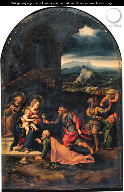 The Adoration of the Magi - Girolamo da Carpi