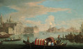 The Isola di San Giorgio Maggiore, Venice, from the Bacino di San Marco - Giovanni Richter
