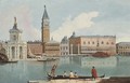 The Doge's Palace, Venice, with the Dogana and the Molo, from the Giudecca - Giovanni Richter