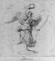 Victory Design for the obverse of a medal dedicated to Queen Christina of Sweden; and Virtue subduing Evil Design for the obverse of a medal dedicat - Giovanni Battista (Baciccio) Gaulli