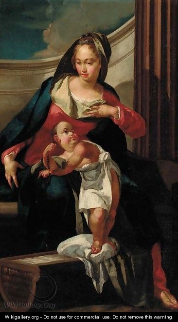 The Madonna and Child - Giambettino Cignaroli