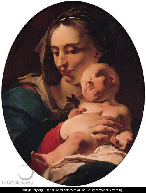 The Madonna and Child - Giovanni Battista Tiepolo