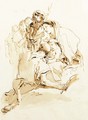 The Holy Family - Giovanni Battista Tiepolo