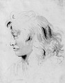 The head of a youth, in profile to the left - Giovanni Battista Tiepolo