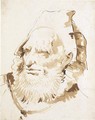 Head of an oriental with a short beard - Giovanni Battista Tiepolo