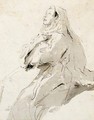 A female saint in ecstasy - Giovanni Battista Tiepolo