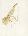 A bearded man wearing a conical hat - Giovanni Battista Tiepolo
