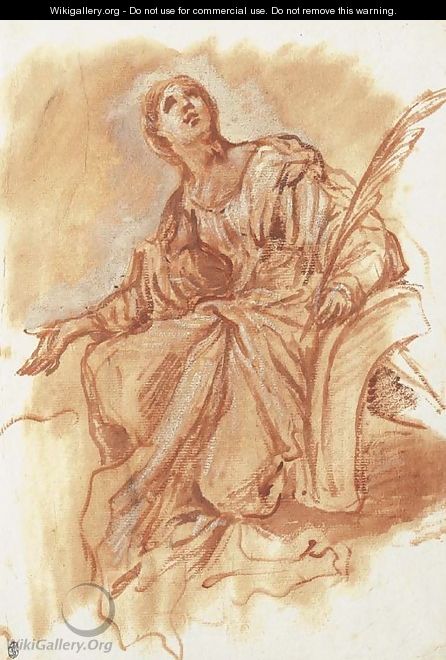 Saint Catherine of Alexandria - Giovanni Benedetto Castiglione