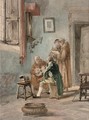 The guitar lesson - Giulio Campi
