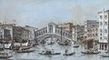 View of the Grand Canal and the Rialto, Venice - Giacomo Guardi