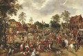 A village kermesse - Gillis Mostaert