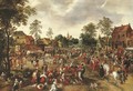 A village kermesse - Gillis Mostaert