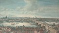 View of the River Thames with Blackfriars Bridge, St Paul's, London Bridge and the Monument - Gideon Yates