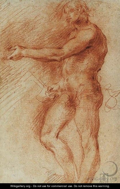 Study of a standing nude - Giovanni Antonio Guardi