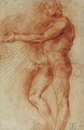 Study of a standing nude - Giovanni Antonio Guardi