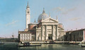 The Church of S. Giorgio Maggiore, Venice, with sandalos and gondolas - (Giovanni Antonio Canal) Canaletto