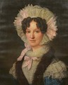 Portrait of a lady, said to be Maria Theresia Ludendorff, nee Bohl (1791-1868) - German School